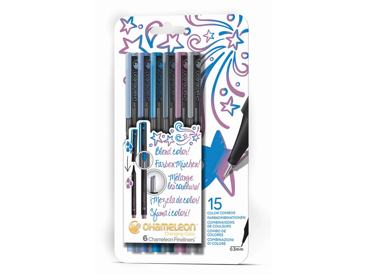 CHAMELEON Fineliner Set 0.3mm FL0604 6 colori Cool (0812751023098)
