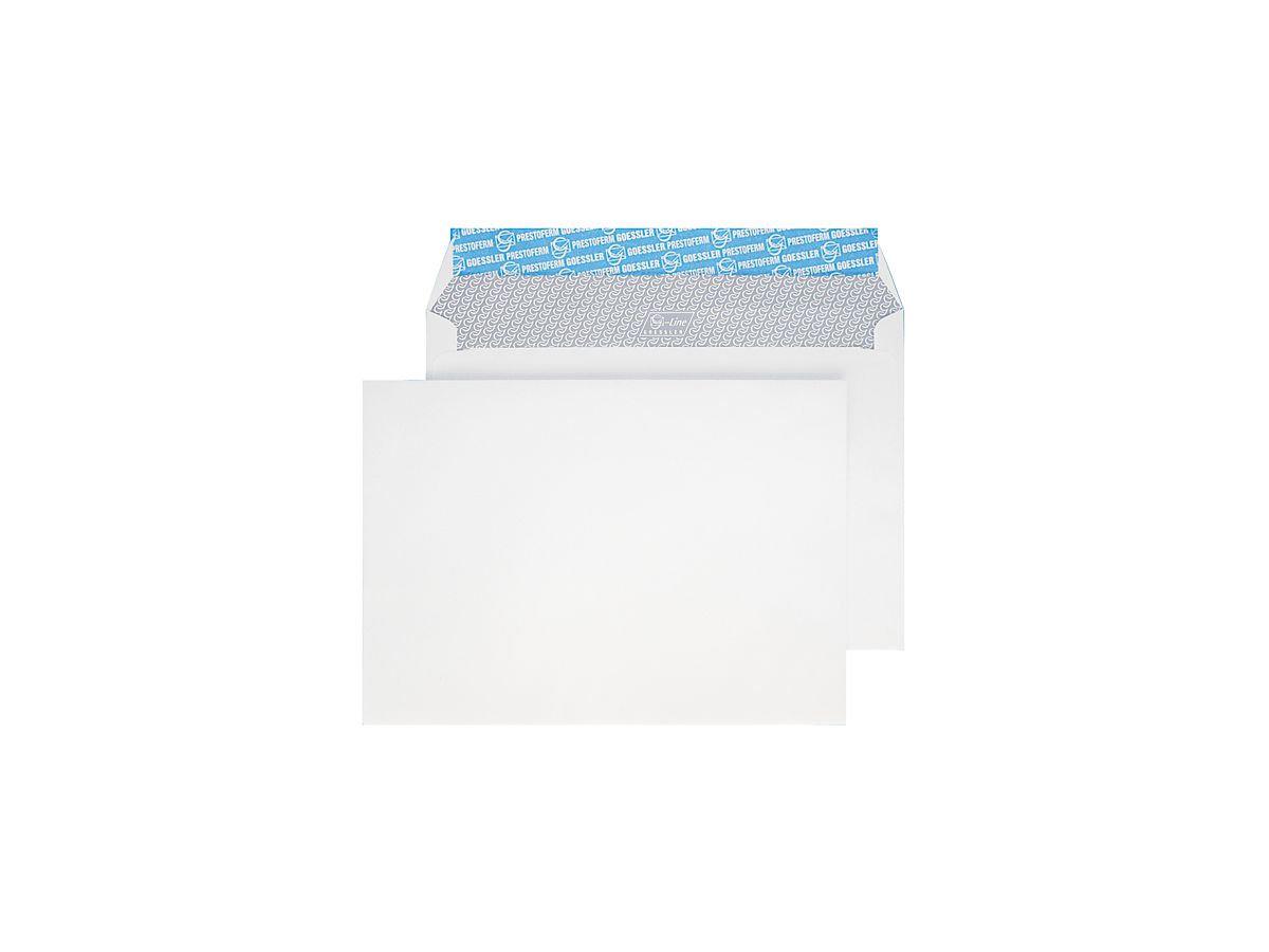 GOESSLER Enveloppe G-Line s/fenêtre C5 2051 100g, blanc 500 pcs. (7640126611921)