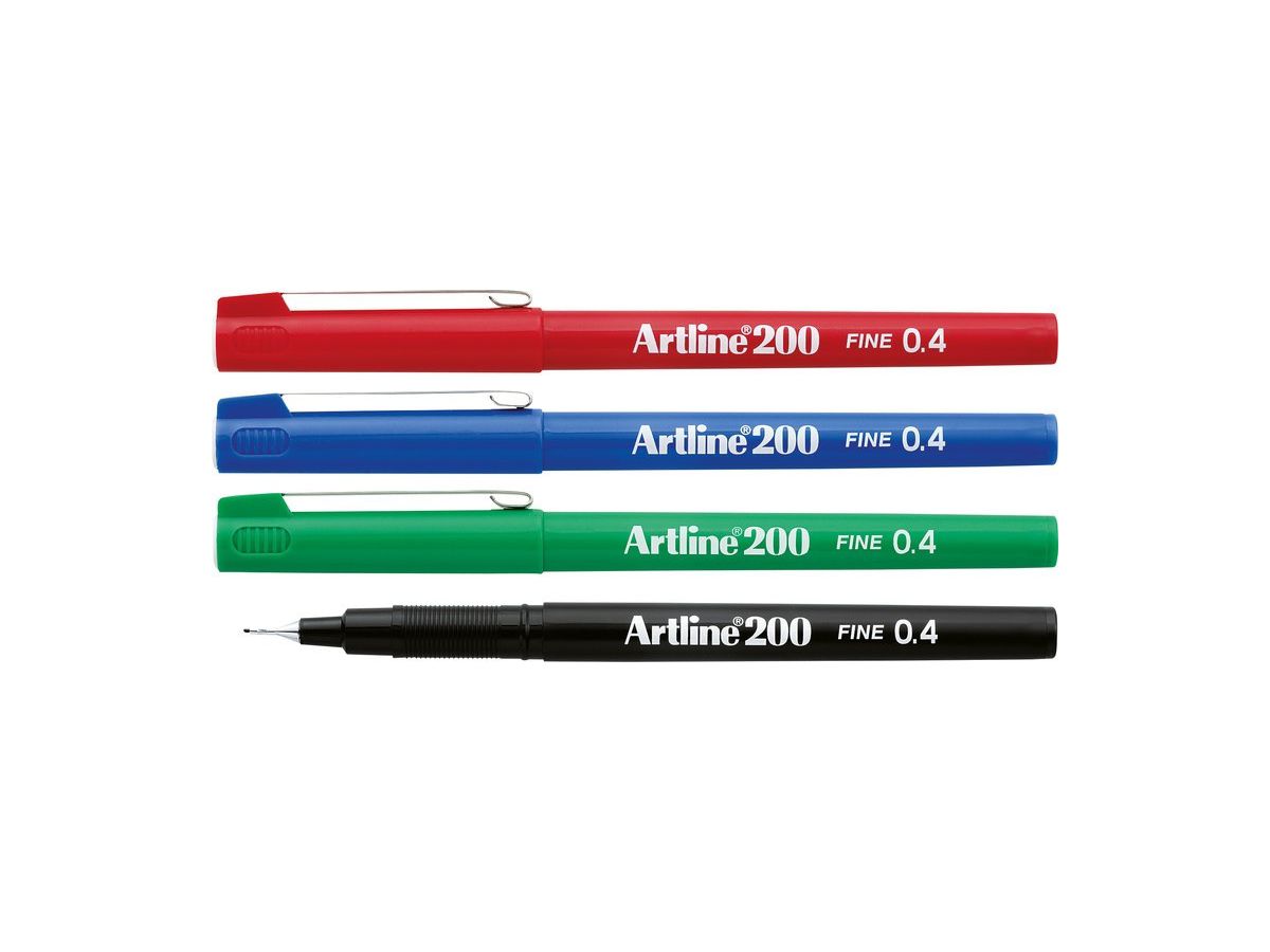 ARTLINE Fineliner 0,4mm EK-200-R rosso (4974052830020)