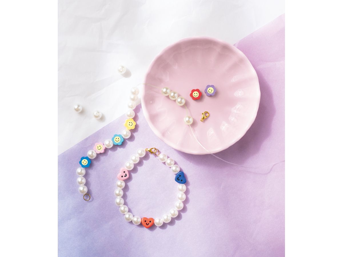 FOLIA Miscela di perline 32023 Happy 160 pezzi (4001868133349)