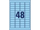 AVERY ZWECKFORM Etichette 45,7x21,2mm L6039-20 blu 960/20fl. (4004182060391)
