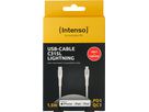 INTENSO Cable USB-C to Lightning 7902002 1.5 m, Nylon white (4034303033836)