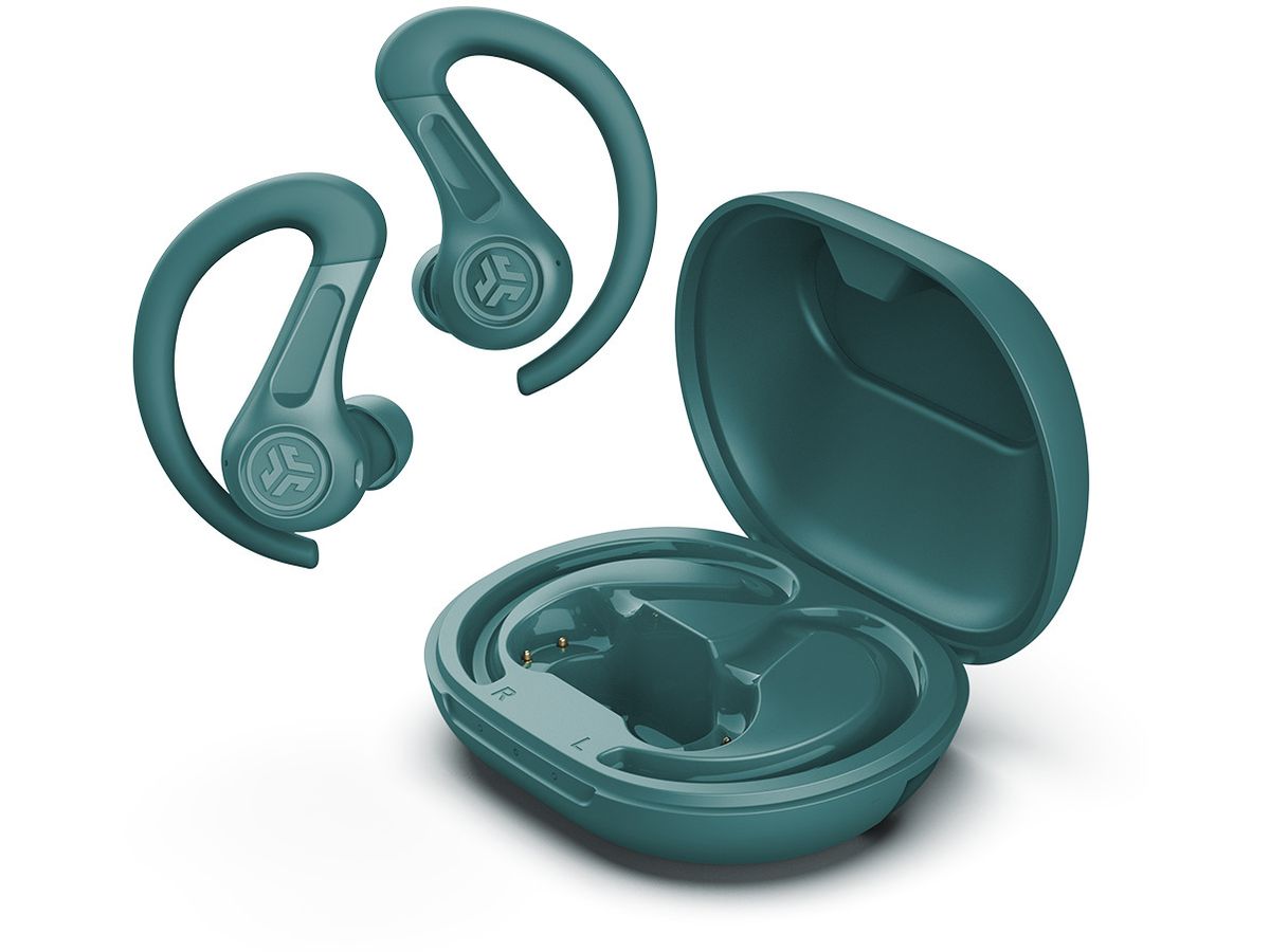 JLAB JBuds Sport ANC 4 Earbuds IEUEBJBSPTANCRTEL84 True Wireless, Teal (0810119072191)
