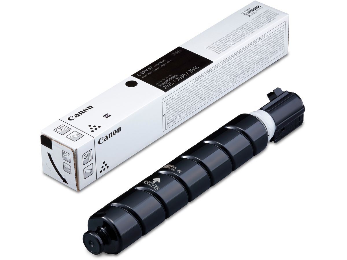 CANON Toner noire C-EXV67BK IR-2900 33'000 pages (4549292214093)