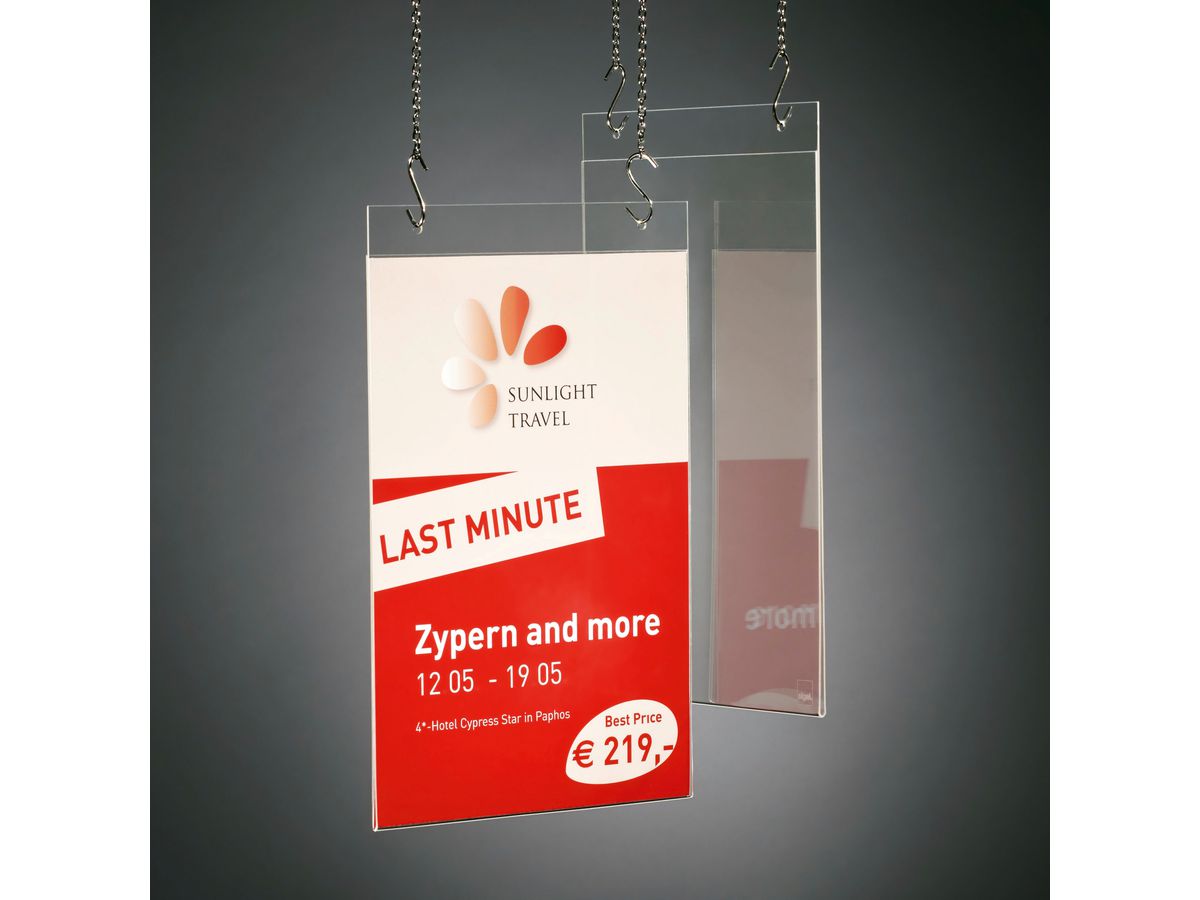 SIGEL Busta affisso A4 TA240 trasparente (4004360982651)