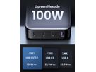 UGREEN USB Desktopcharger Nexode 90928 100W,1xUSB-A+3xUSB-C,Black (6957303899289)