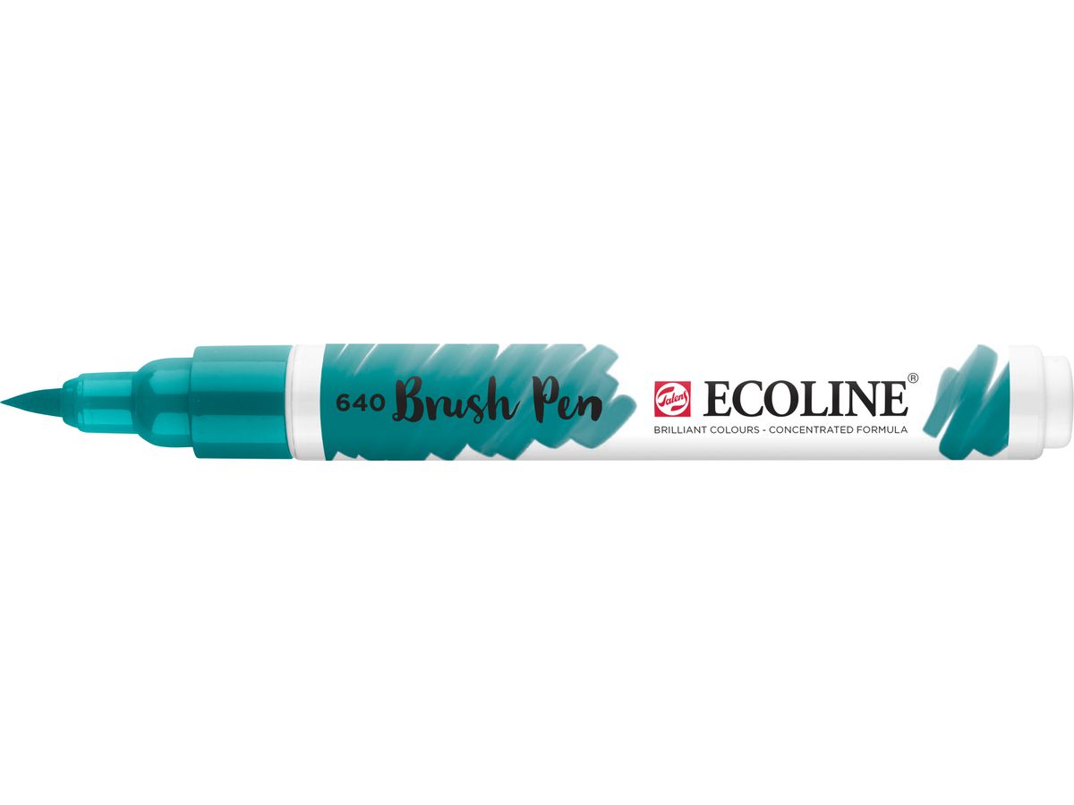 TALENS Ecoline Brush Pen 11506400 vert bleu (8712079406486)