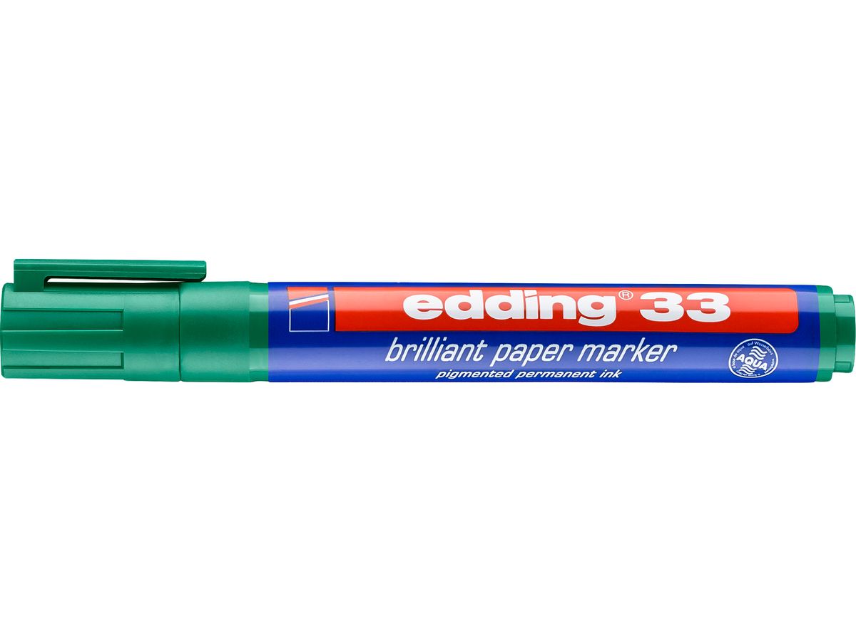 EDDING Permanent Marker 33 33-4 verde (4004764304882)