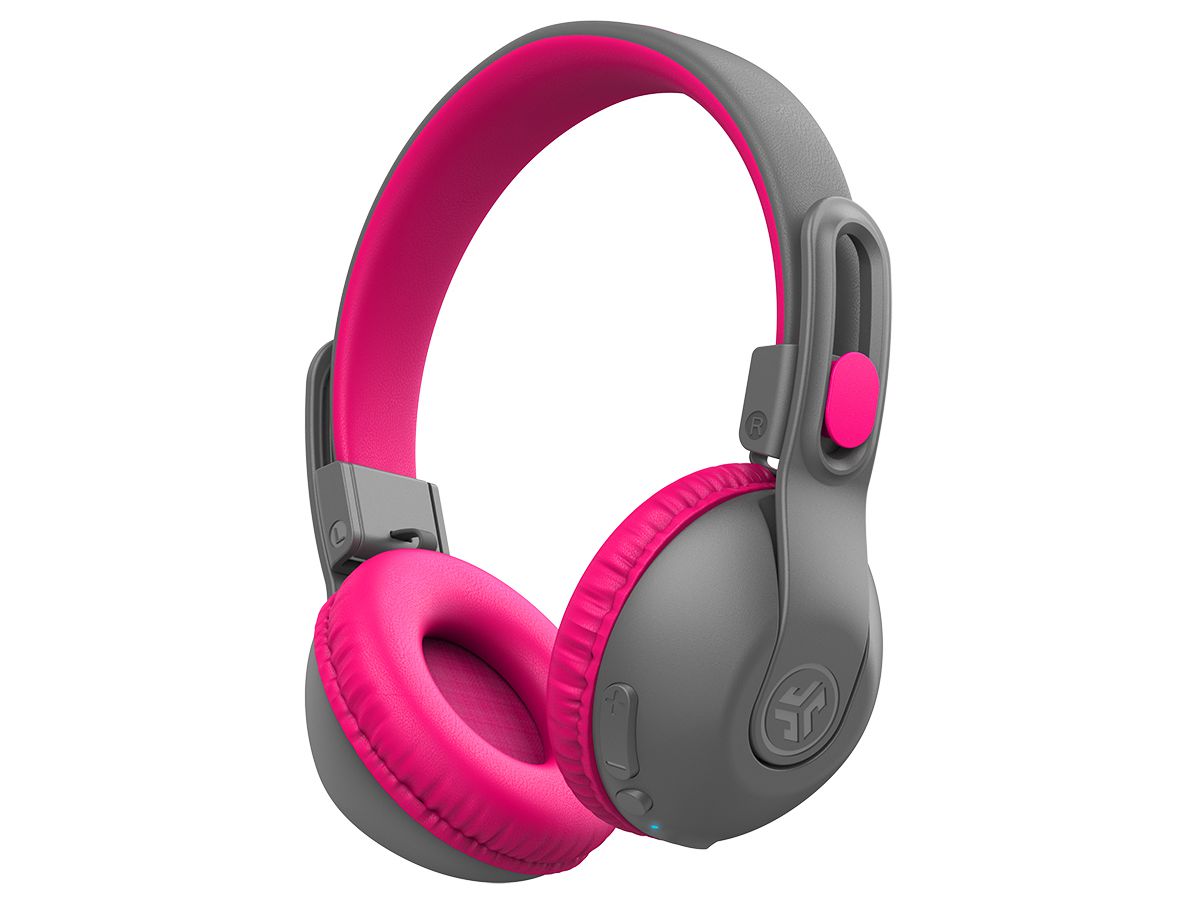 JLAB JBuddies Studio2 Kids Headph. IEUHBKSTU2RGRYPNK122 Wireless, Gray,Pink (0810119071200)