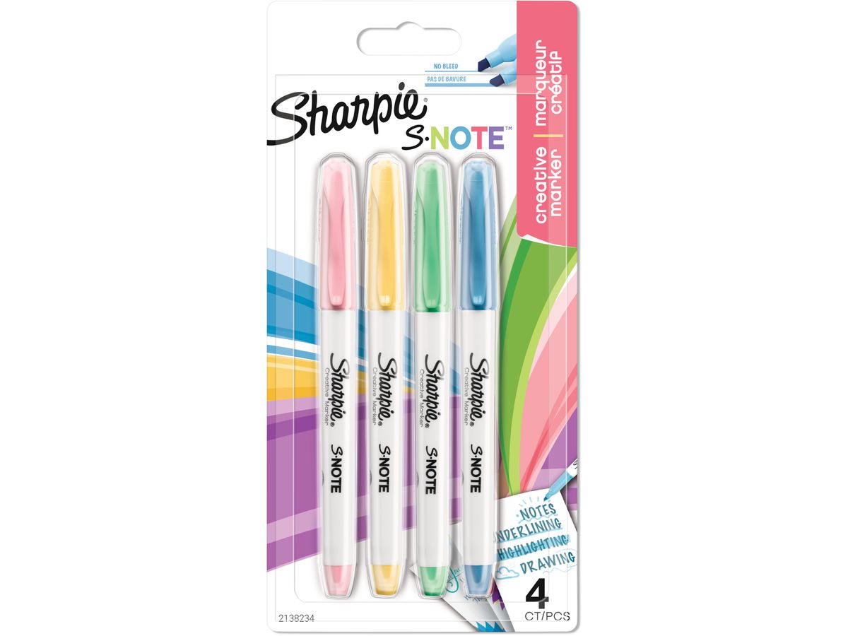 SHARPIE Kreativ-Marker 2138234 S-NOTE (3026981382345)