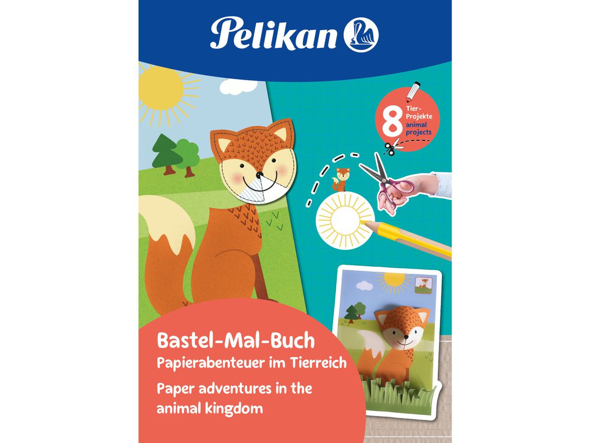 PELIKAN livre de bricolage animal 101547 A4 140g/m2 (4012700101549)
