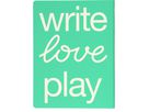 NUUNA Taccuino Graphic L 56383 WRITE LOVE PLAY 256 pagine (4260358556383)