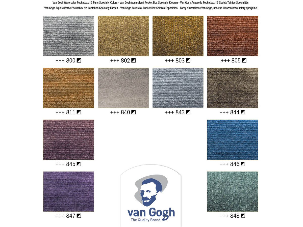 VAN GOGH Pocket Box Speciality 20808640 Set 12 colori (8712079422790)