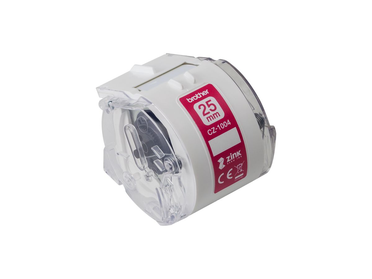 PTOUCH Colour Paper Tape 25mm/5m CZ-1004 VC-500W Compact Label Printer (4977766779302)