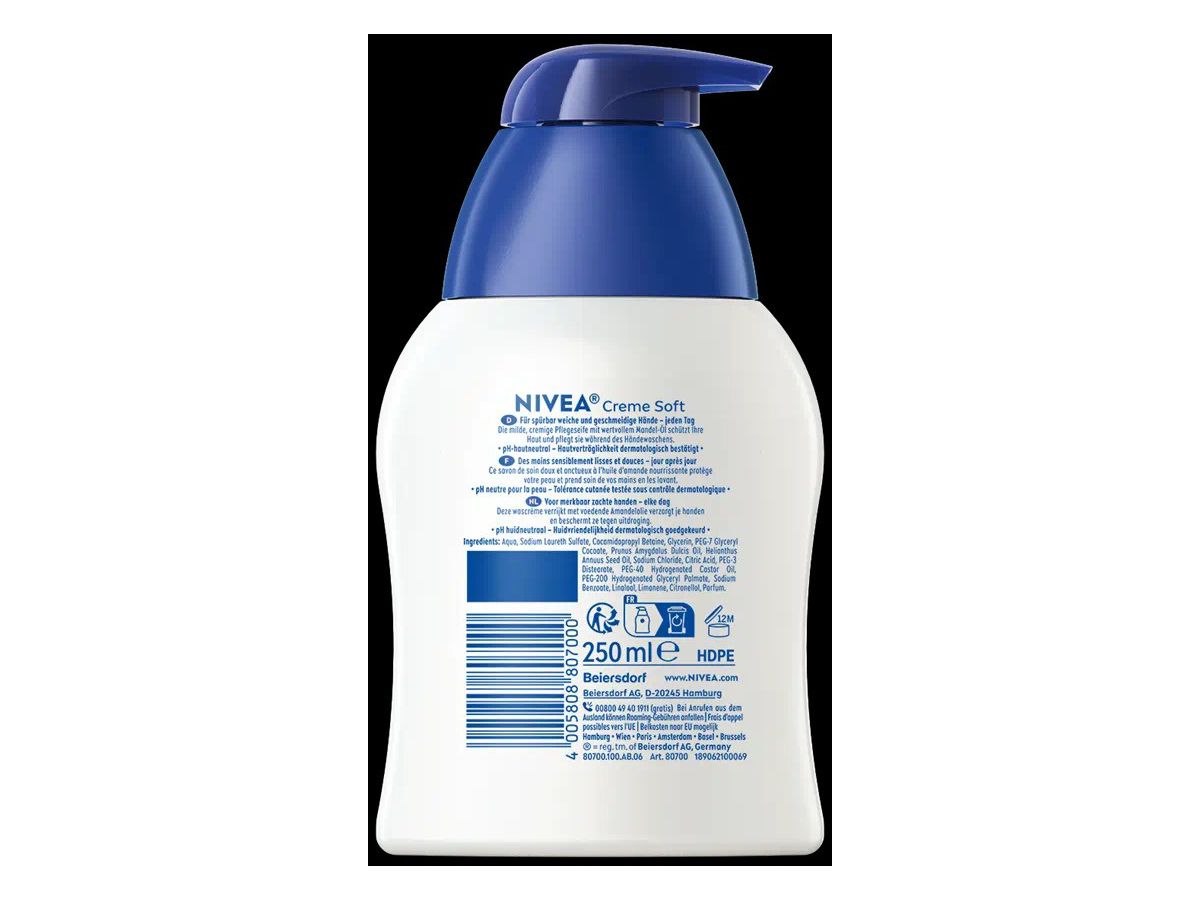 NIVEA Crème Soft Savon 250ml 8488 (4005808807000)