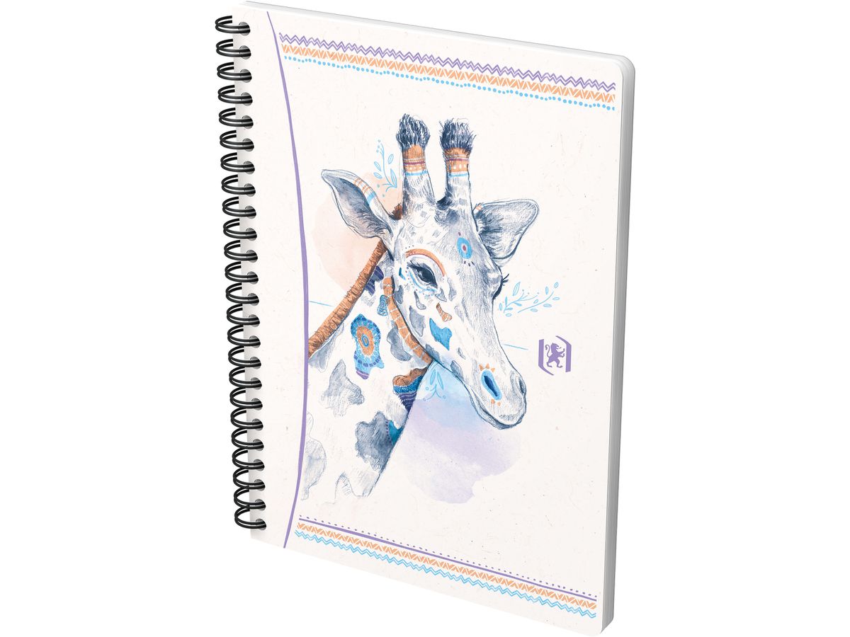 OXFORD Carnet spirales Boho Spirit A5 400153868 ligné, assorti 60 feuilles (3020120178073)