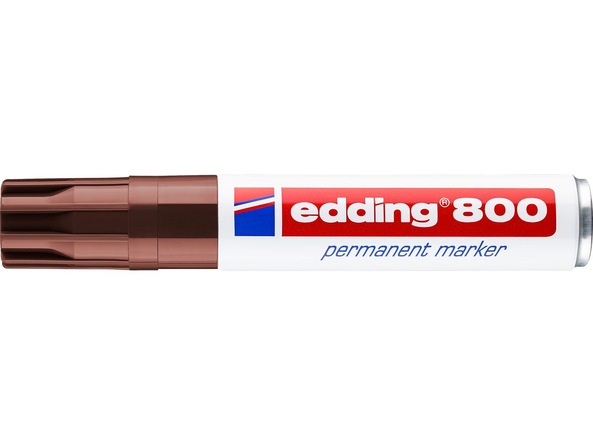 EDDING Permanent Marker 800 4-12mm 800-7 brun (4004764054077)
