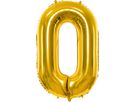 PARTYDECO Folienballon Ziffer 0 86cm FB1M-0-019 gold (5902230736108)