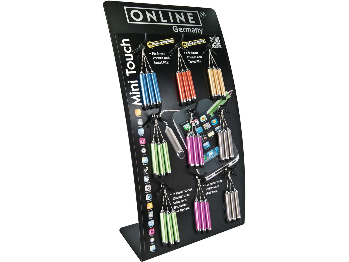 ONLINE Metalldisplay Accessoire 31047/54 Mini Touch, 54 sortiert (4014421310477)