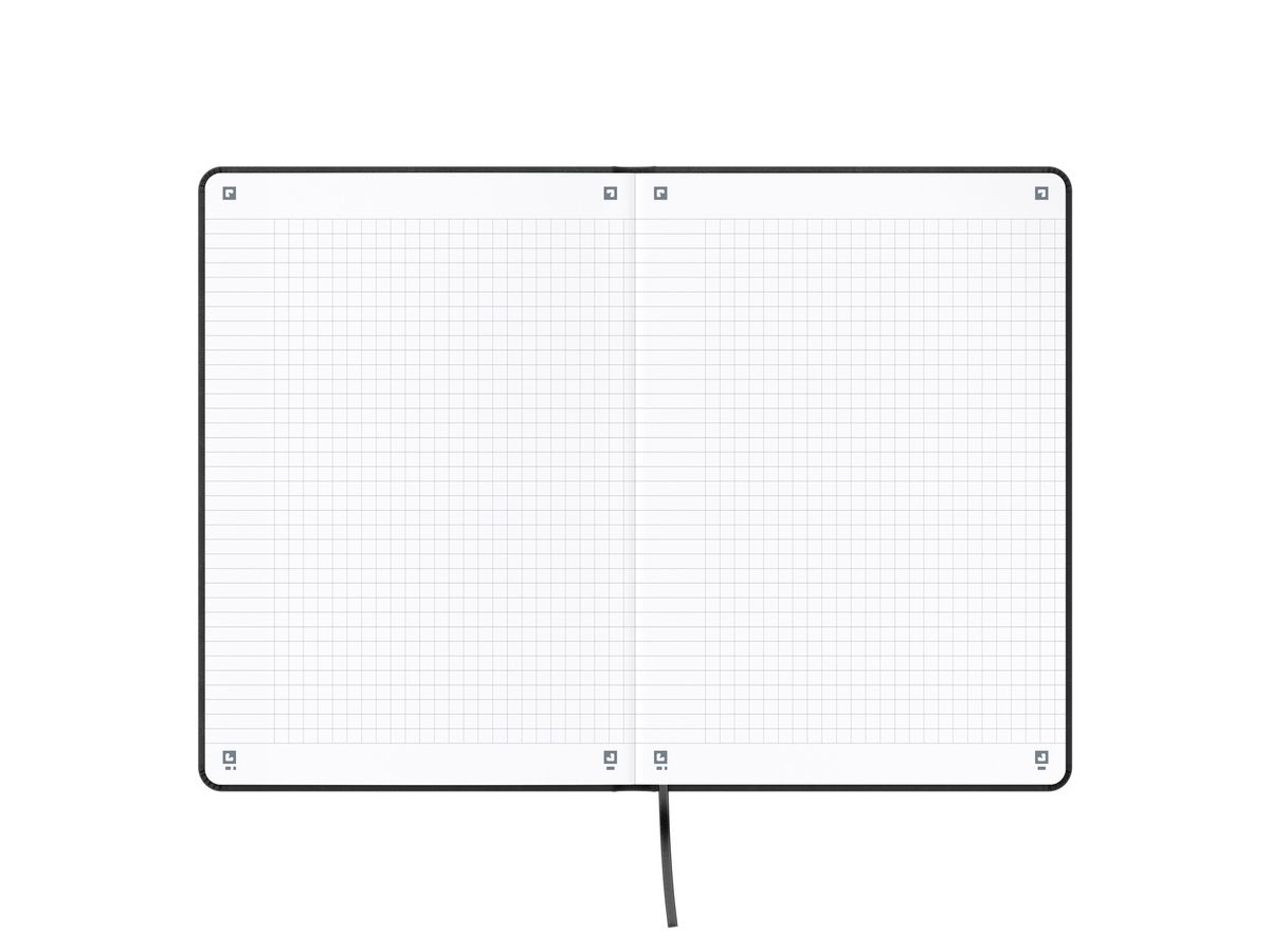 OXFORD Signature taccuino 400154944 A5, quadretti 80 fgl, blu (3020120180045)