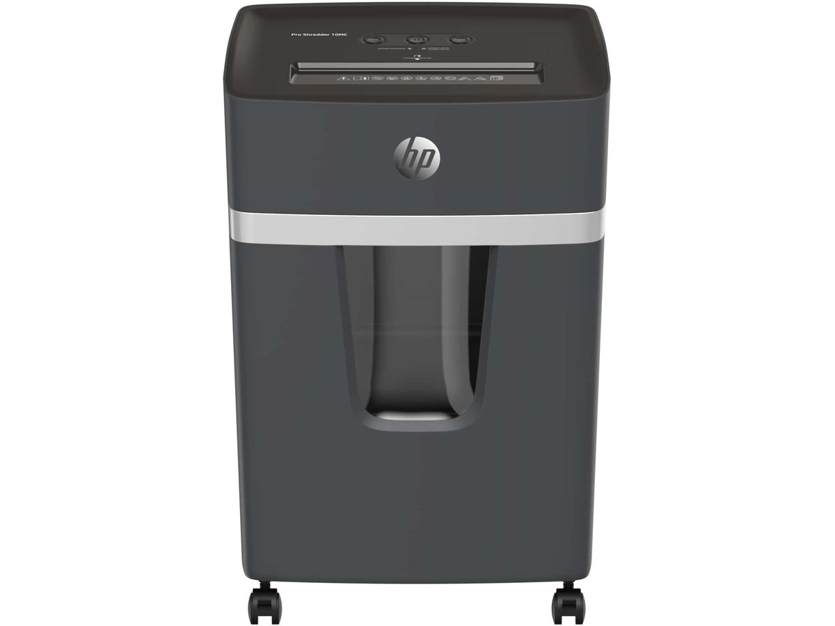 HP Aktenvernichter 10MC 2812 schwarz (4030152028122)