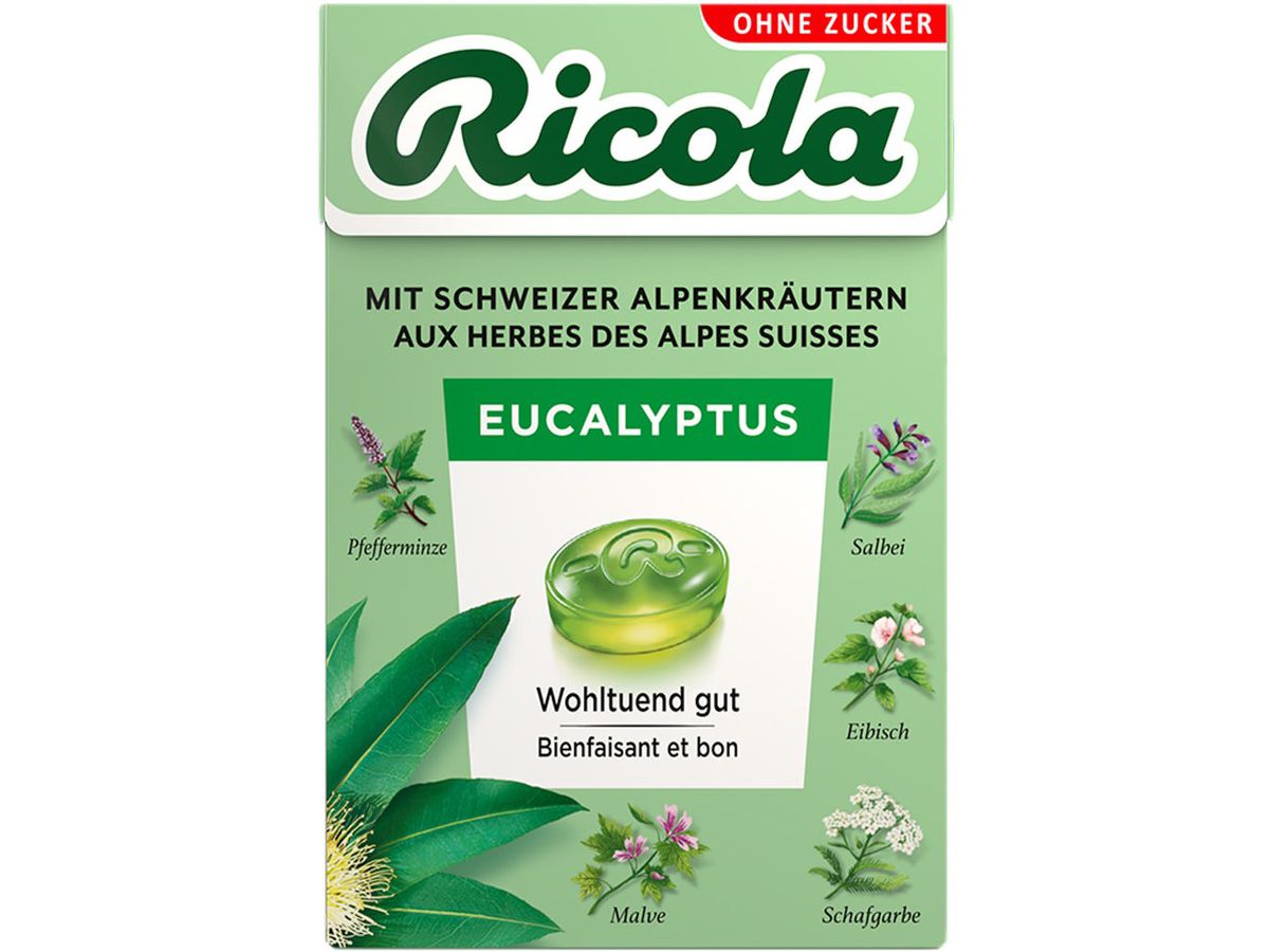 RICOLA Eucalyptus 7527 1x50g (7610700014844)