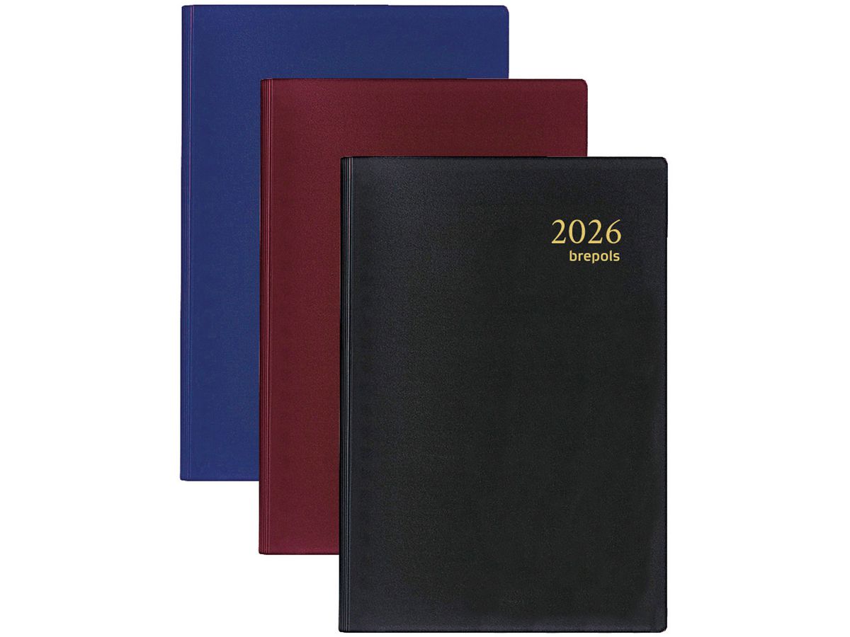 BREPOLS Agenda Trade Seta 2026 0.814.2120 1J/1P ass. 7.7x12cm (5412303106078)