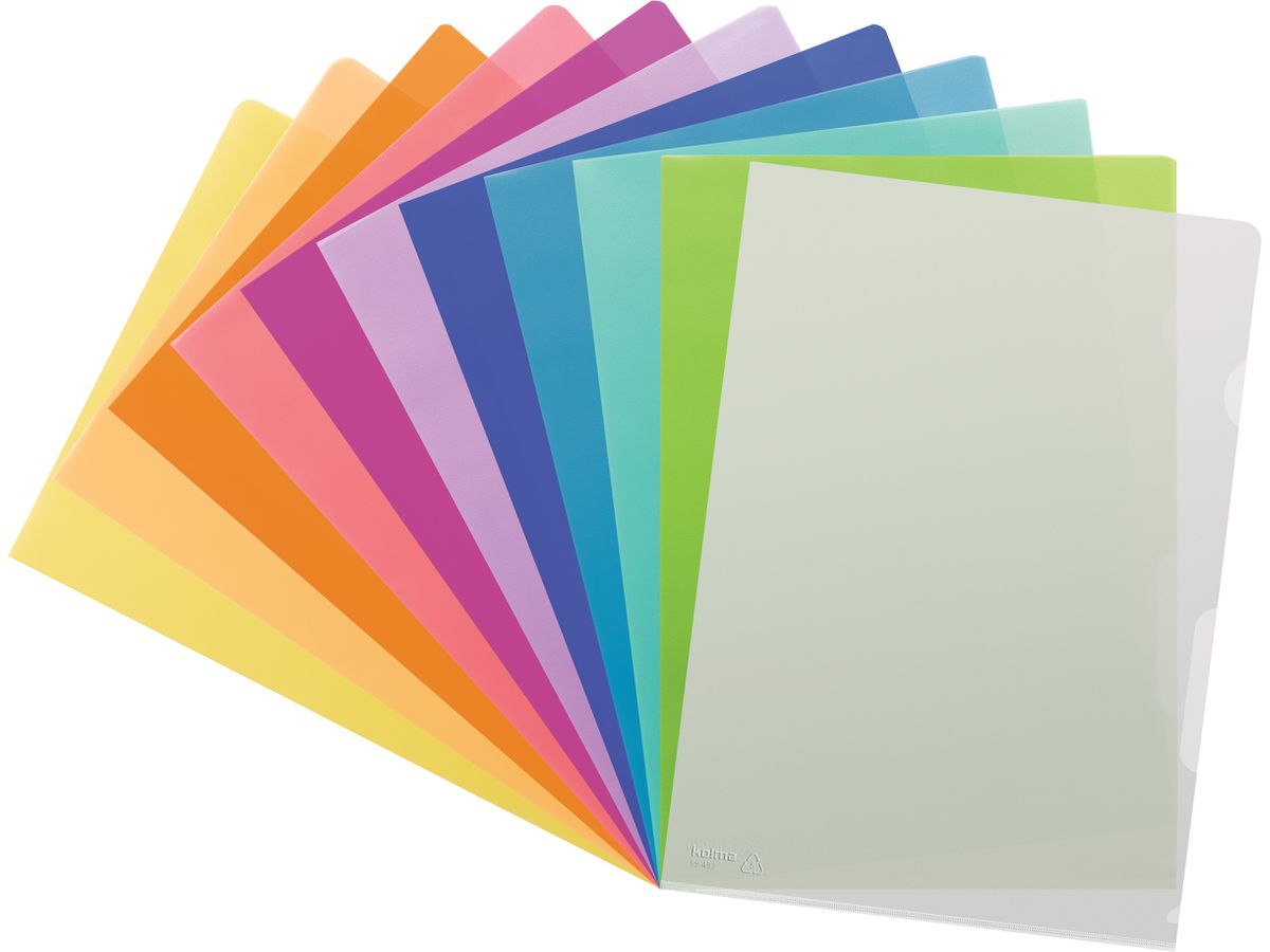 KOLMA Sichtmappen Superstrong A4 59.434.33 berry 100 Stück (7611967596104)