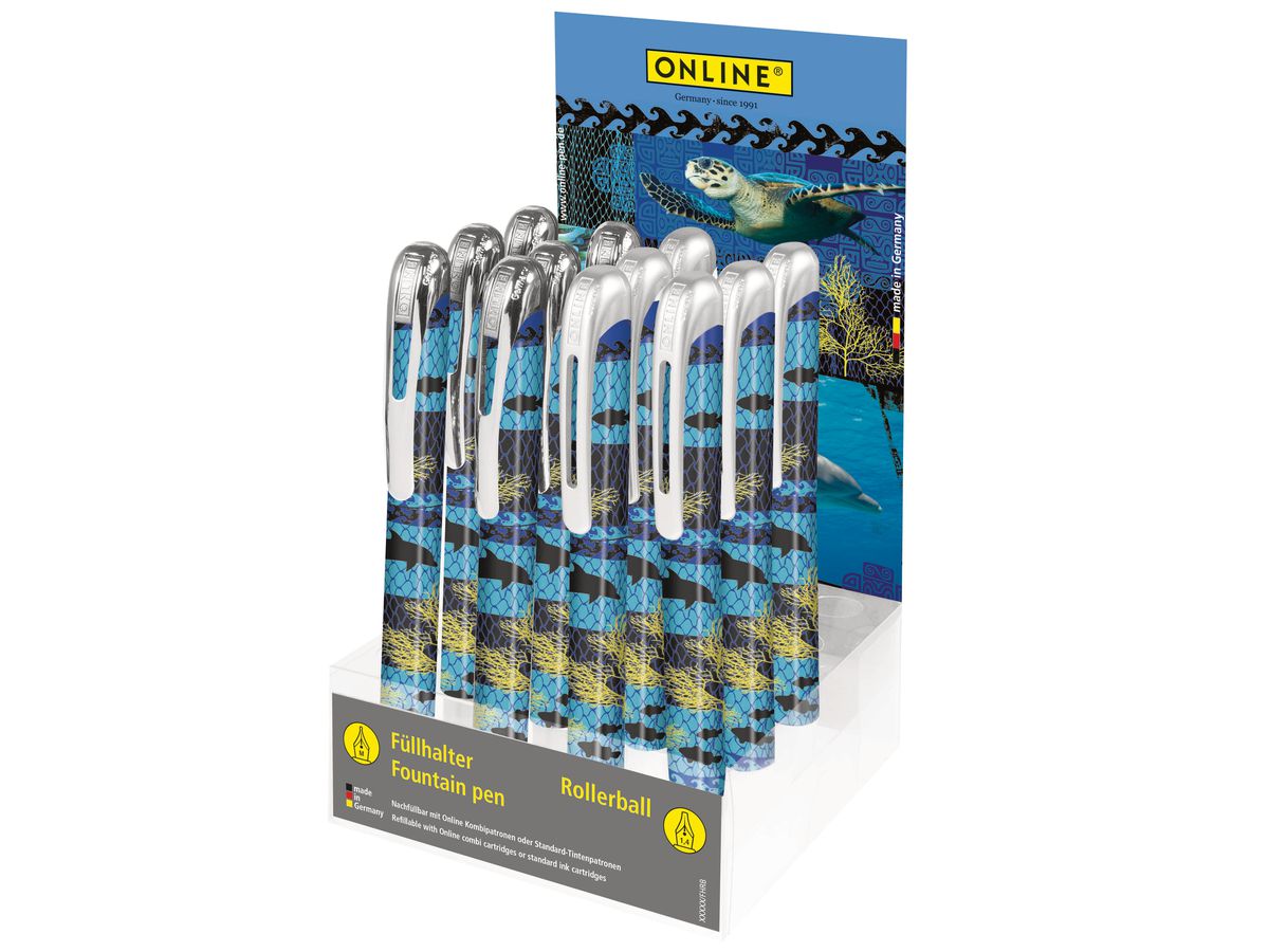 ONLINE Display Save My World 08364/12 Stylo plume, Rollerball (4014421083647)