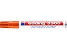 EDDING Permanent Marker 3300 1-5mm 3300-6 orange (4004764010240)