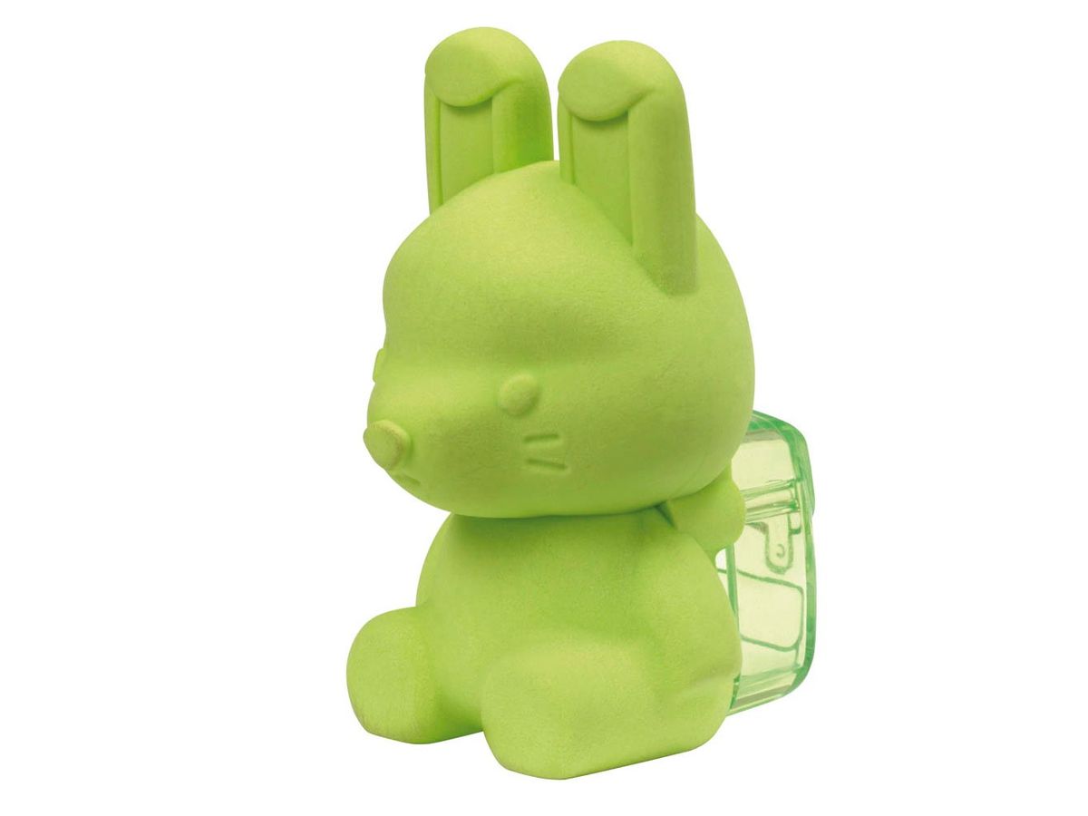 WESTCOTT Taille-crayon/Gomme effac. 3D E-66064 00 Lièvre, vert (4027521515338)