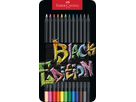 FABER-CASTELL Matite Black Edition 116413 12 colori, astuccio metallico (4005401164135)