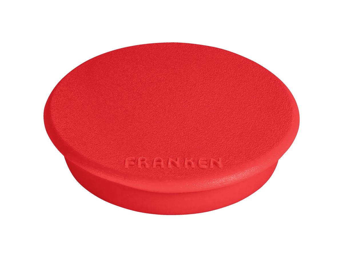 FRANKEN Haftmagnete 24mm HM20 01 rot 10 Stück (4016946051835)