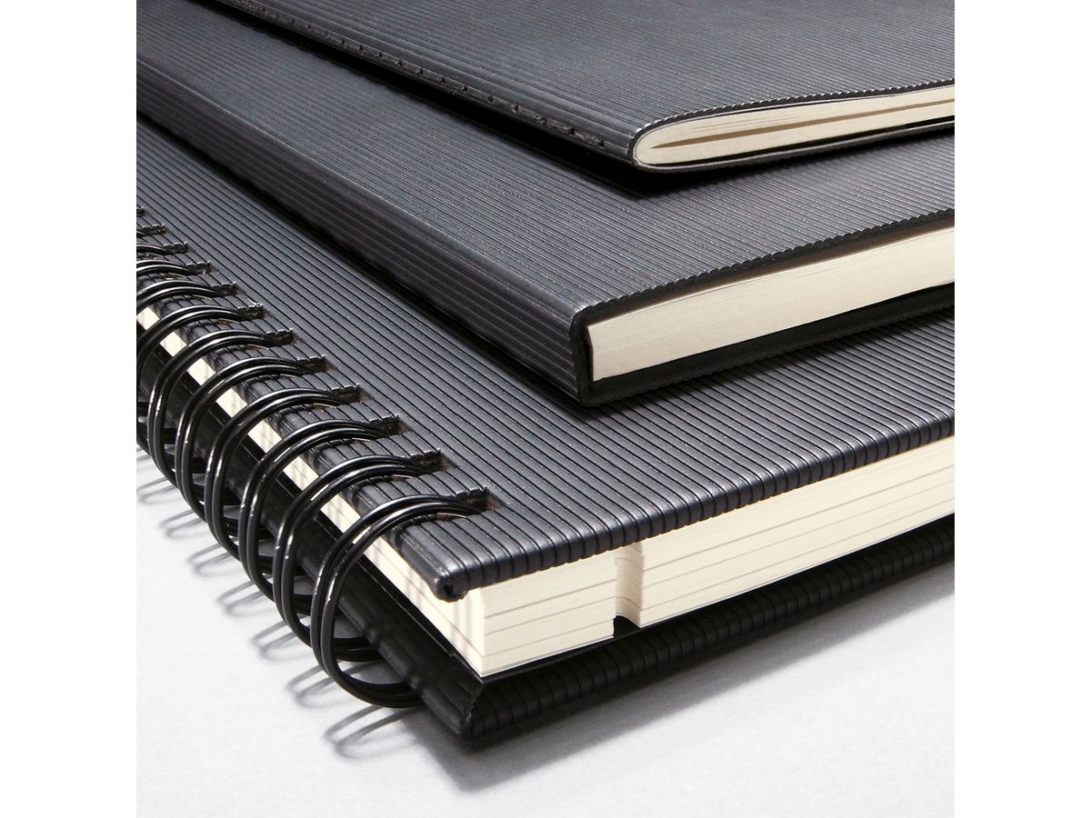 CONCEPTUM Notizheft CONCEPTUM Softc. A5 CO862 Softwave,black,quad. (4004360831058)