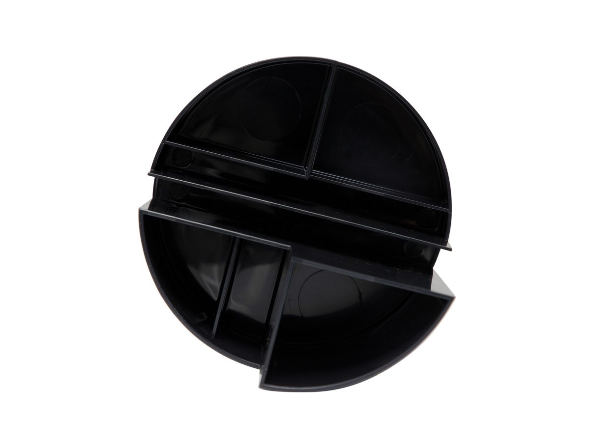 MAUL Stifteköcher Recycle 6.35 6 Fächer, 14cm,12.5cm,schwarz (4002390087568)