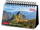 HARENBERG Calendrier de bureau 2026 2763900+26 Reise um die Welt DE 23x17cm (9783840036118)