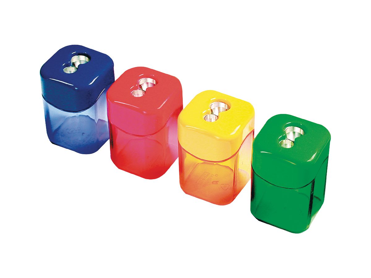 LINEX Doppelspitzer 496700L blau, rot, grün, gelb ass. (5701221496706)