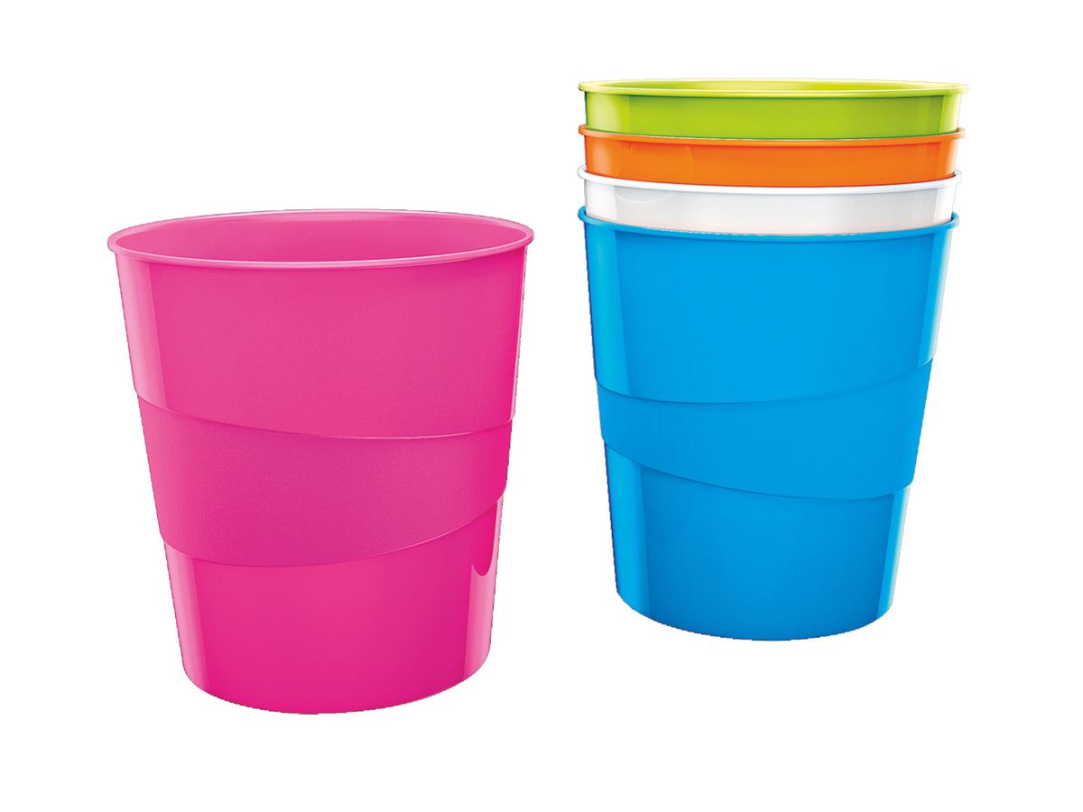 LEITZ Papierkorb WOW 15 Liter 52781036 blau (4002432101542)