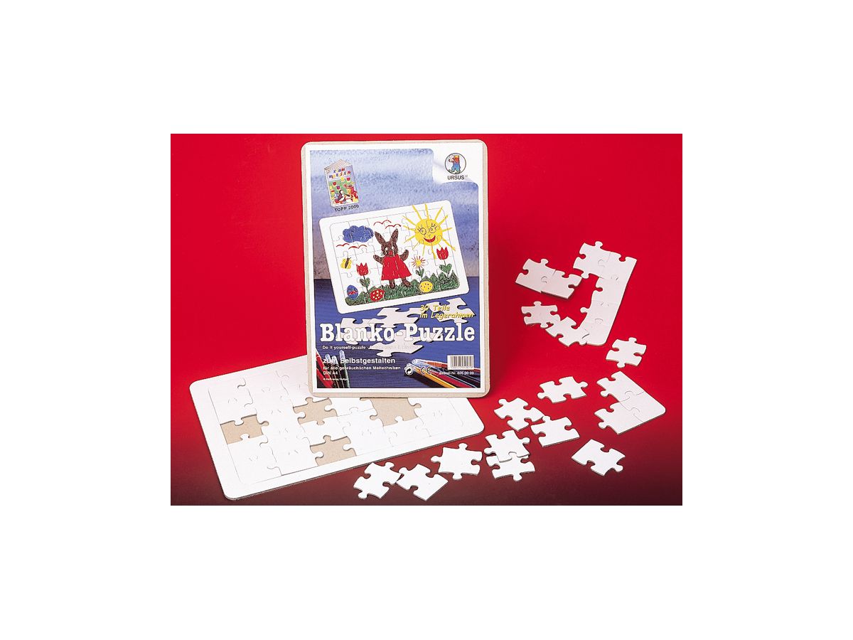URSUS Puzzle in bianco 21x29,7cm 8250000 bianco 30 pezzi (4008525040019)