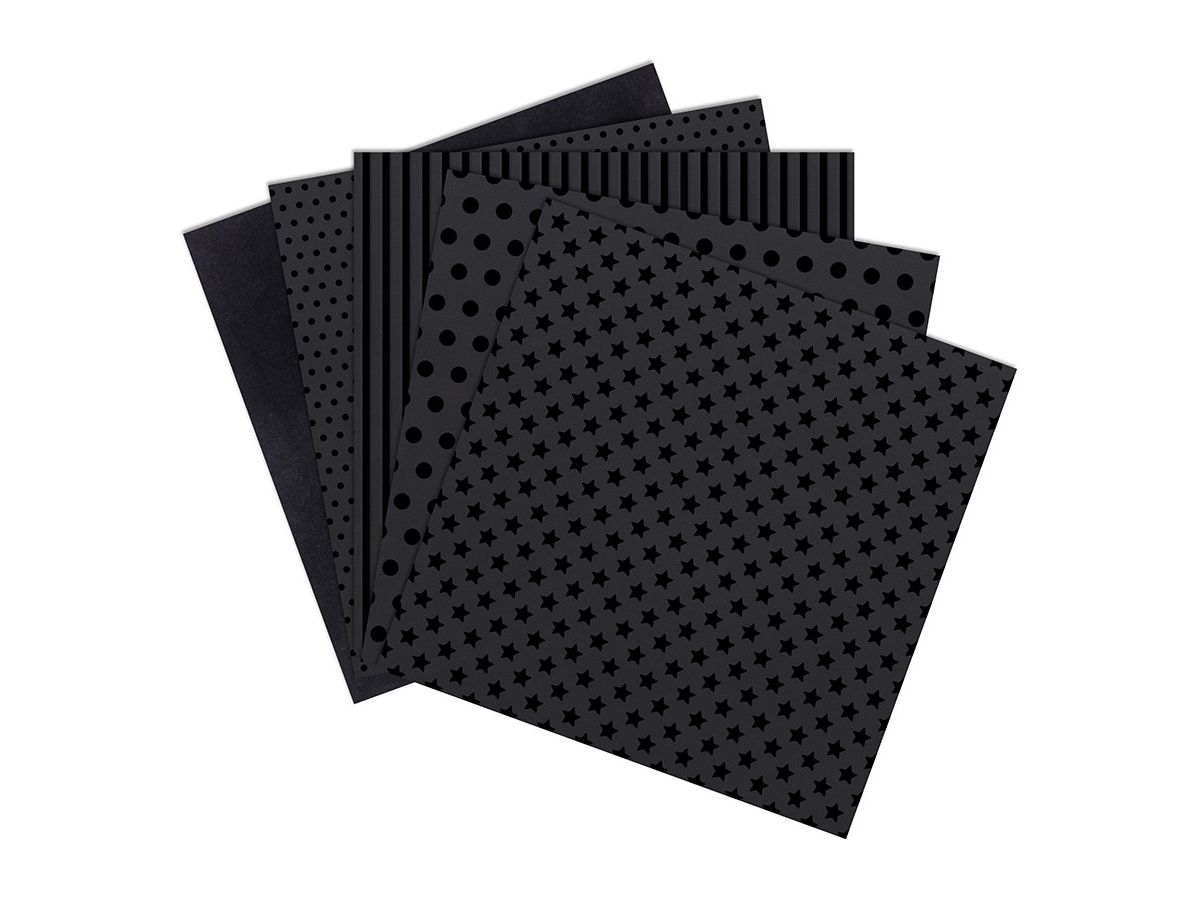 CLAIREFONTAINE Schneidepapier 30.5x30.5cm 95734C beflockt, 185g 5 Blatt (3329680957341)