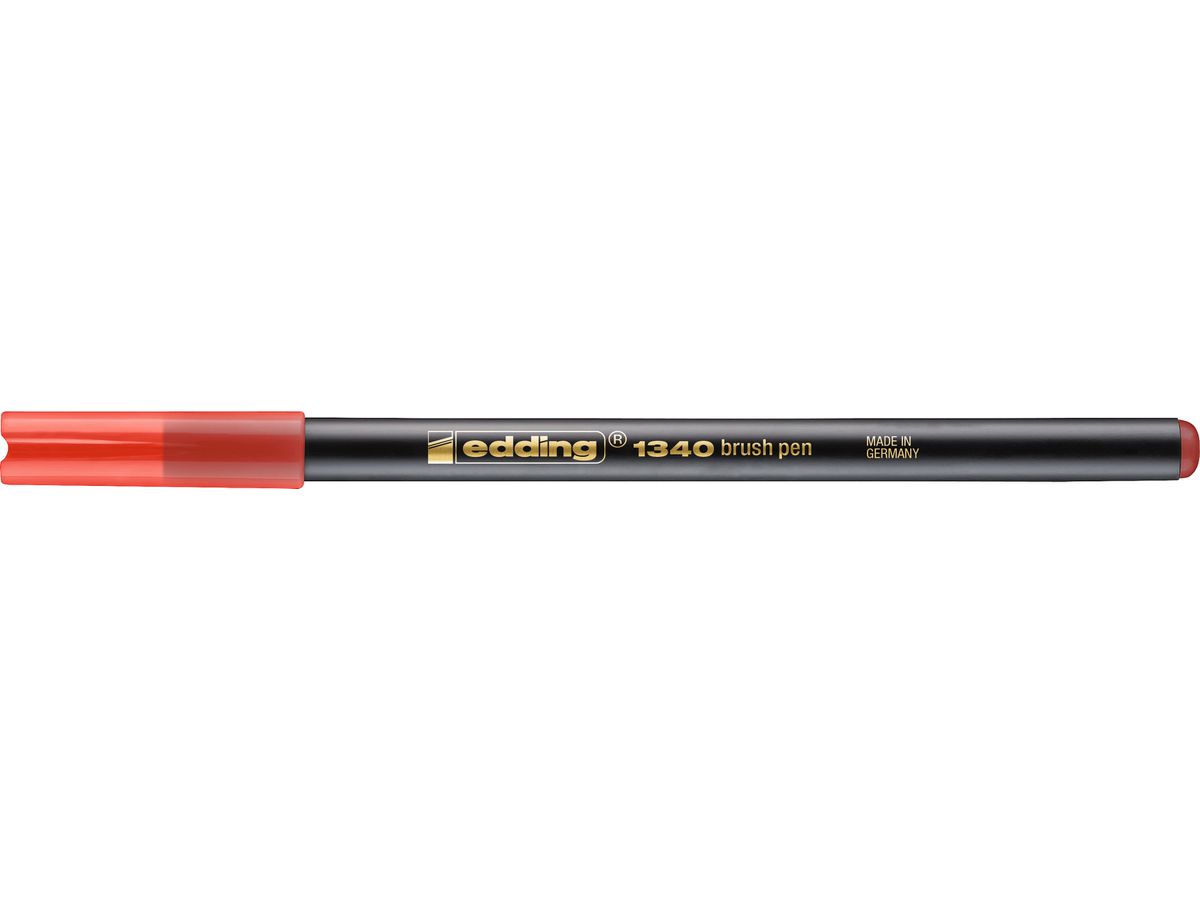 EDDING Brushpen 1340 1340-002 rot (4004764037339)