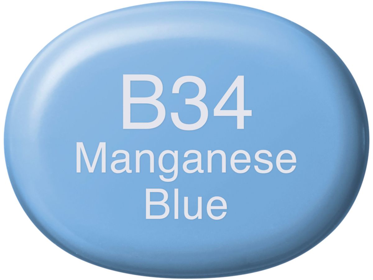COPIC Marker Sketch 2107574 B34 - Manganese Blue (4511338002650)