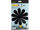 SECURIT Lavagna Gesso 3-D Flower W3D-FLOWER nero, 7 pezzi 28x16.3x1cm (8719075287590)