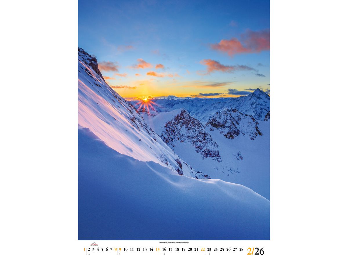 CALENDARIA Calendrier 2026 9783036205281 Swiss Photo Poster ML 50x68cm (9783036205281)