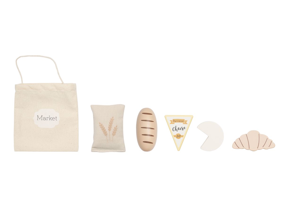 JABADABADO Bancarella mini 31x25x36cm W7283 Cibo 18 pezzi (7332599072834)