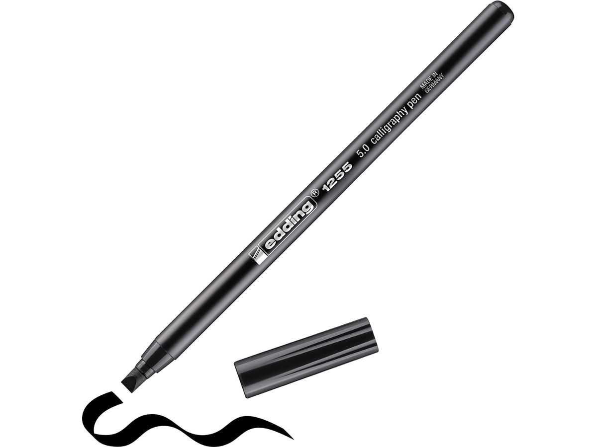 EDDING Calligraphy 1255 5,0mm 1255-1-5.0 nero (4004764926503)
