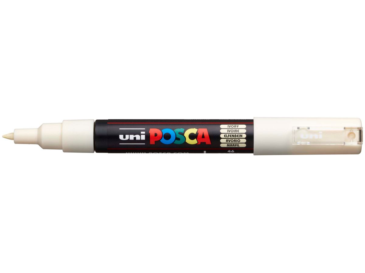 POSCA Marker 7mm PC-1M IVORY elfenbein (4902778167793)