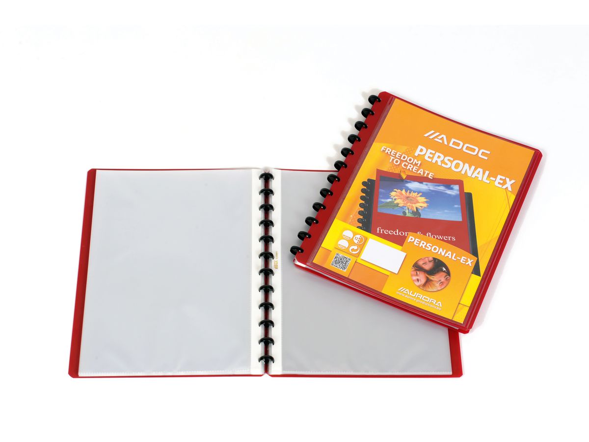 ADOC Cartella ad anelli A4 5232.305 bordeaux c.vent. 30 sacchi (5410733224720)