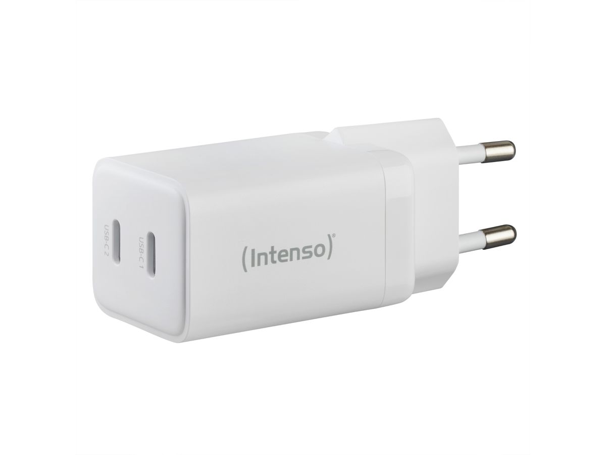 INTENSO Power Charger 40W GaN white 7804012 2 x USB-C (4034303033348)
