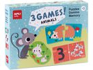 APLI KIDS Boîte de jeux 18798 Puzzle, Domino, Memory (8410782187981)